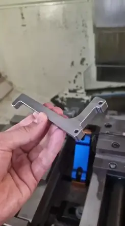 Machining in progress at the workshop