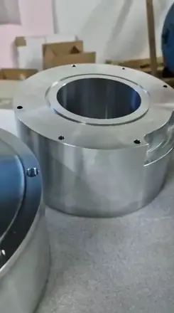 Machining in progress at the workshop